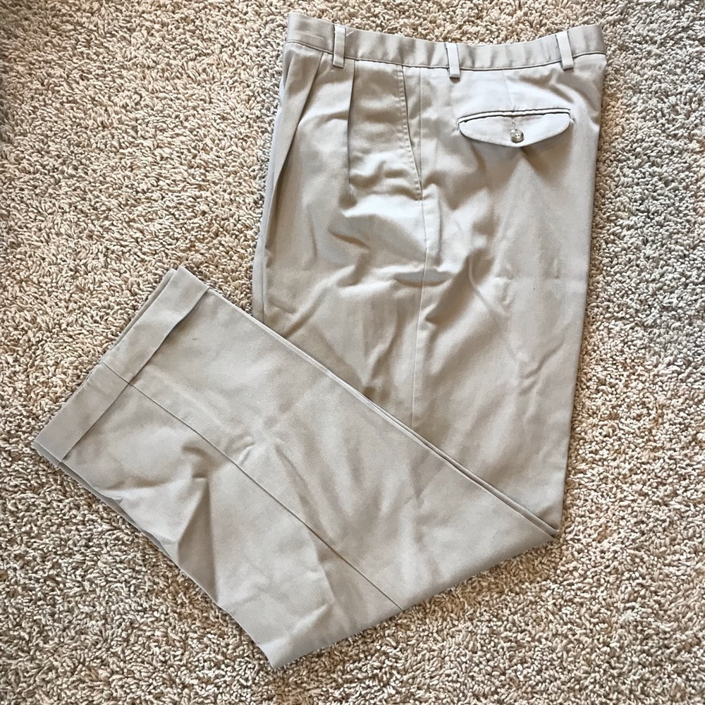 Dockers Odyssey Twill Khaki Dress Casual Pants Size 34